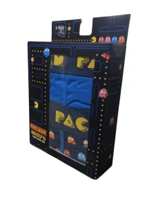 Pack x2 Bóxers Pac-Man Hombre – Ropa Interior Gamer Talla XL