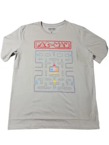 Polera Pac-Man Gris Hombre – Moda Retrogaming Oficial