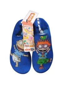 Zapatillas Acuáticas / Pantuflas Rugrats (Azul / Tommy & Carlitos)